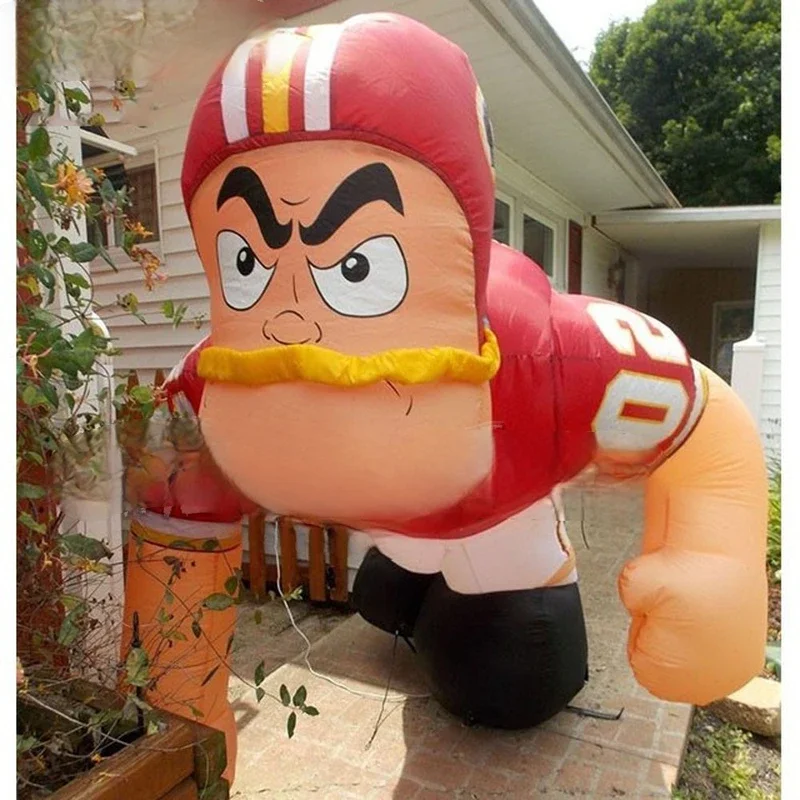 Outdoor Popular Decorative 3 Meter Tall Inflatable Baseball Player, Inflatable Sportsman Promotional