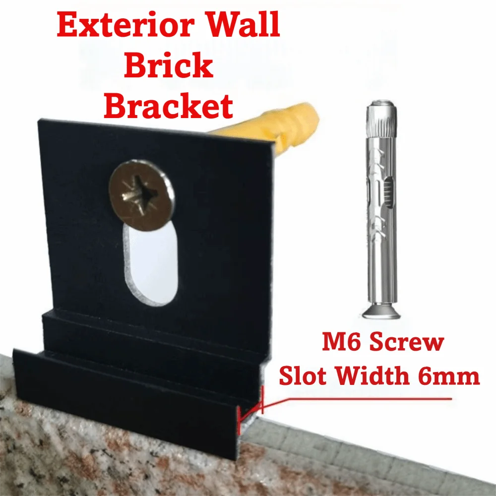 Dry Hanging Clip Ceramic Tile Hanging Fastener Anti Detachment Hook Household Hardware Thin Brick Fixing Clip External Wall Type