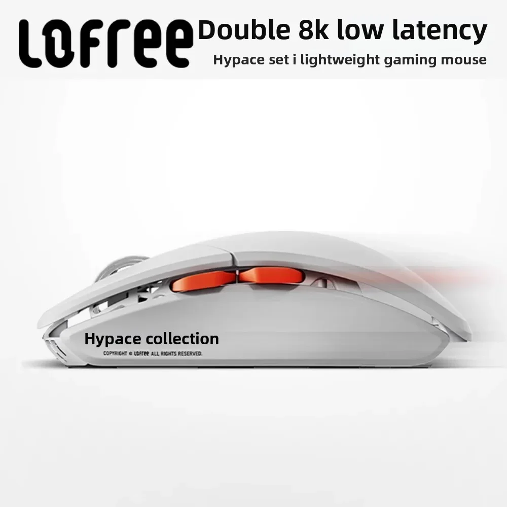 

Трехрежимная игровая мышь Lofree HYPACE Falcon для киберспорта, беспроводная, легкая, 40000 точек на дюйм, PAW3950, эргономичный дизайн, быстрая реакция