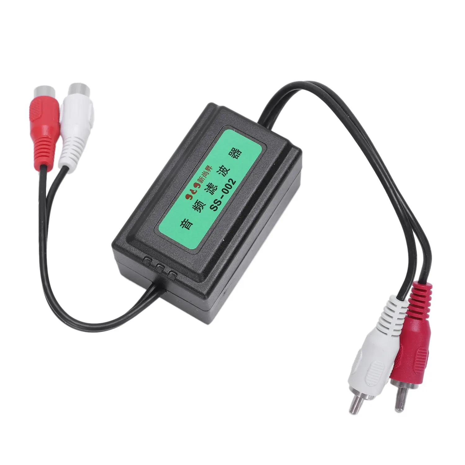 & L72A  3.5mm Car Amplifier Audio Noise Filter Ground Loop Isolator Suppressor NEW