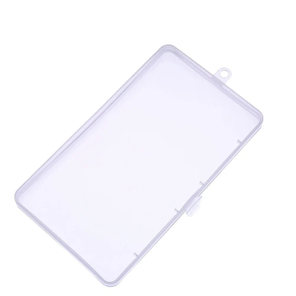 

10Pcs Transparent Plastic Storage Containers Durable Display Boxes for Cosmetics Jewelry Hair Clips Small Item Organizer