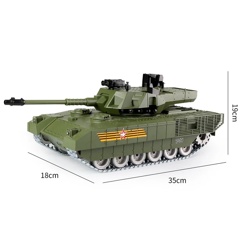 Hot Selling Russian Amata T-14 Tank Car Toy 1:18 Remote-controlled Tank Car Electric Charging Remote-controlled Car