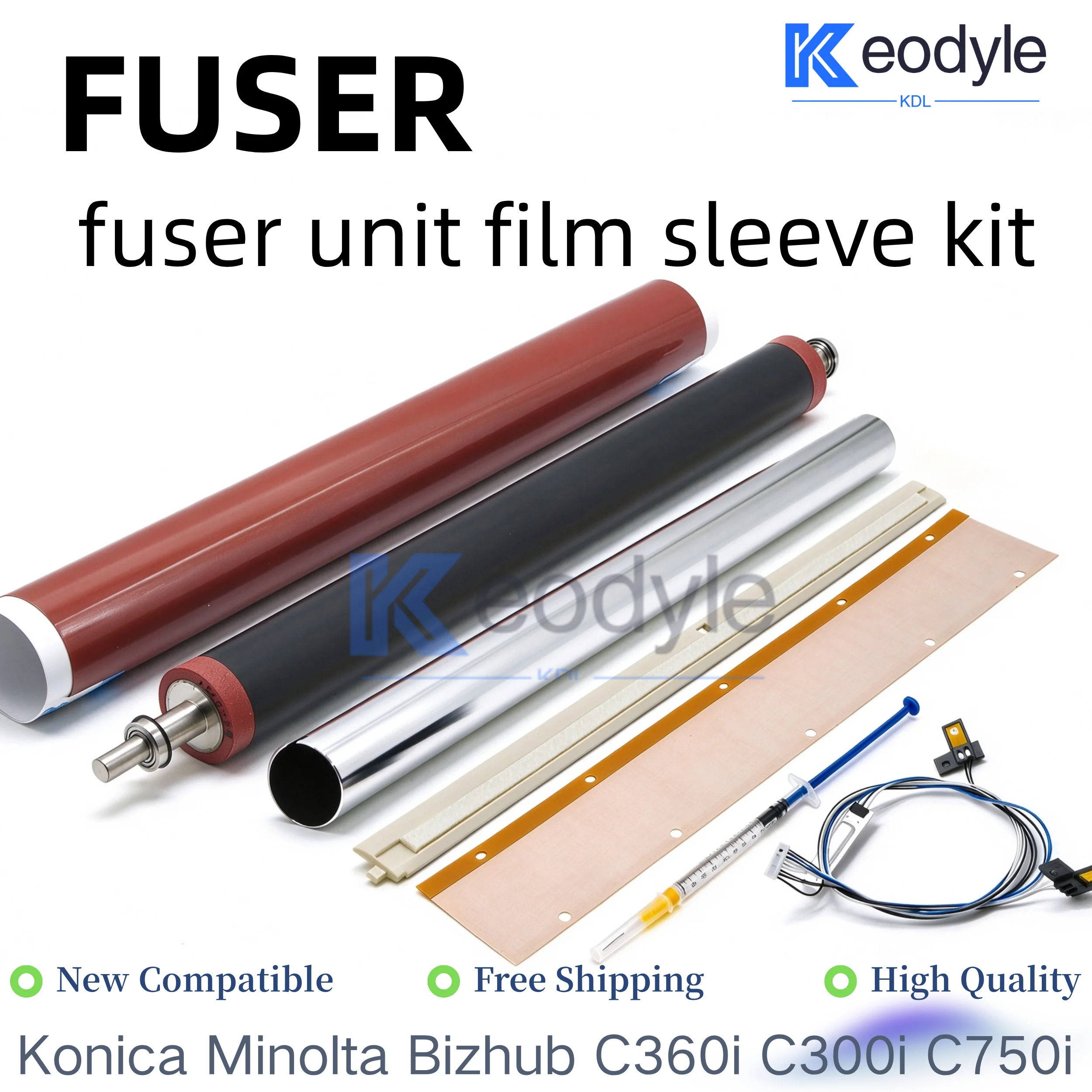 Lower Roller Oil Application Pad Fuser Rebuild Kit For Konica Minolta Bizhub C250i C300i C360i C450i C550i Fuser Film c