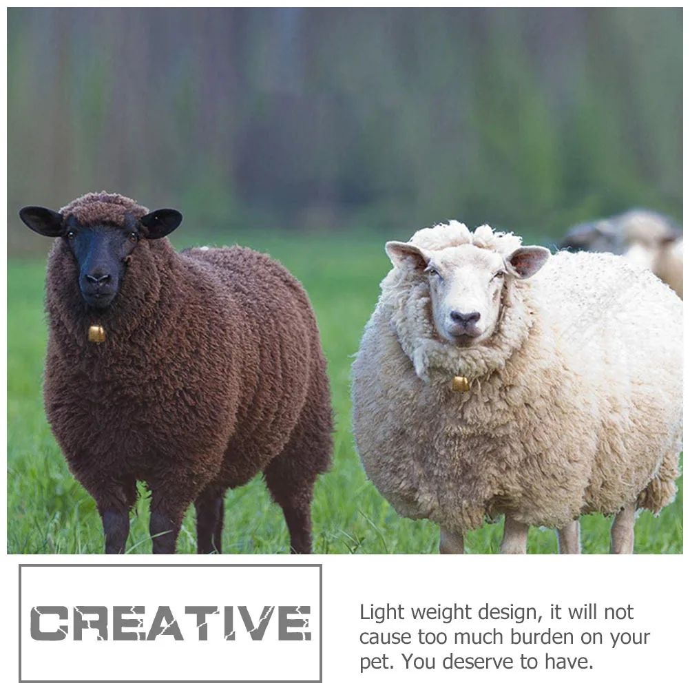 

Lightweight Pet Bell Iron Dog Collar Bell Decorative Jingle for Cattle Sheep Training Use Rustic Finish Bells for Dog Collars