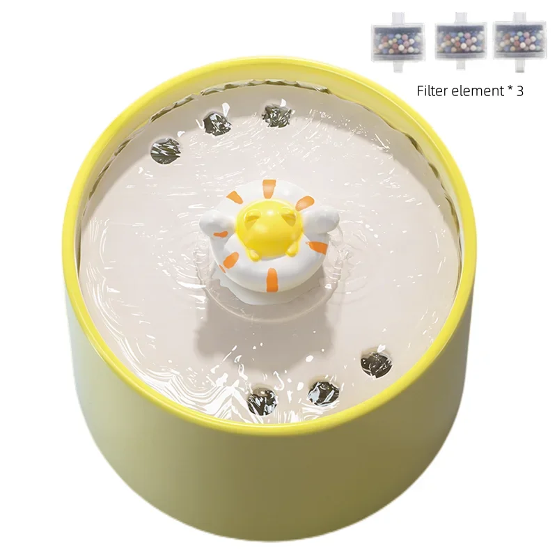 1.5L Automatic Drinker for Cats Ceramic Pet Cats Water Fountain Indoor Decor Dogs Waterer Dispenser Electronics Cat Accessories