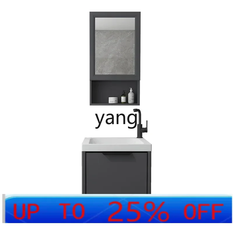 

LTT laundry basin small apartment suspended laundry sink combination with rubbing board washbasin