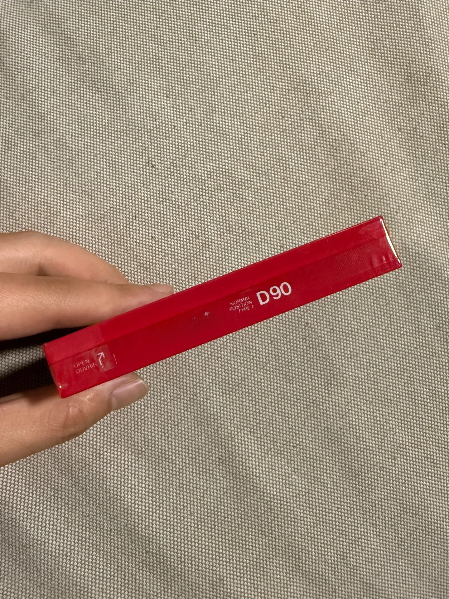 New and unopened blank tape for TDK D90