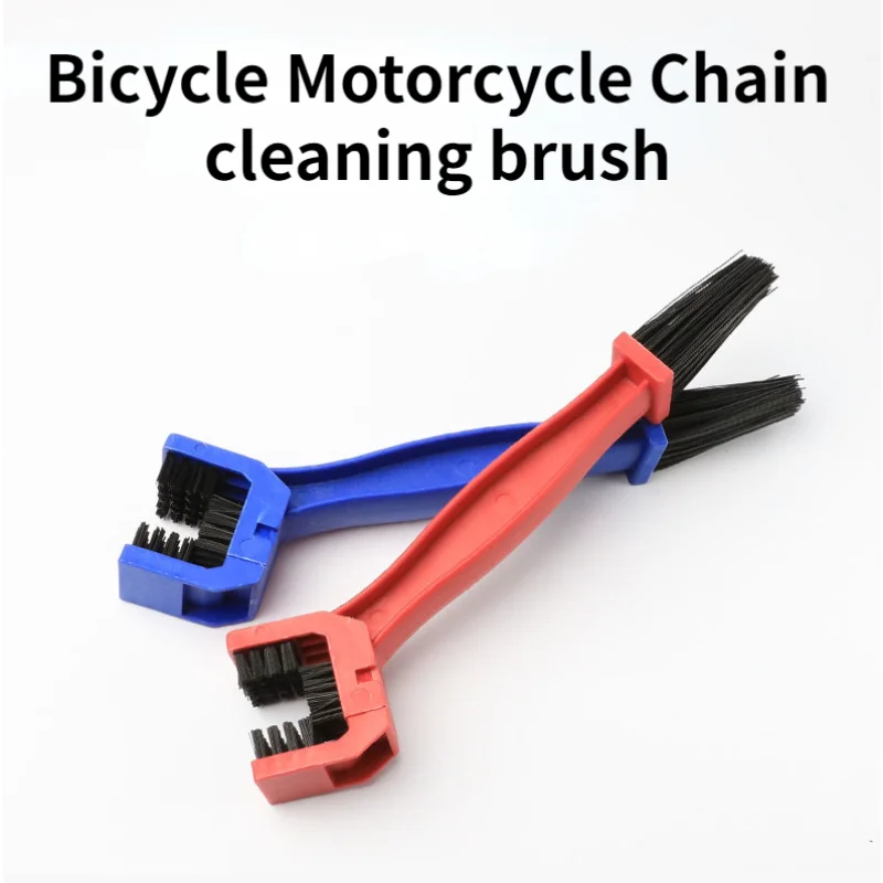 

Auto Parts Motorcycle Bike Chain Cleaner Motorcycle Double End Chain Brush Gear Chain Maintenance Cleaning Tools