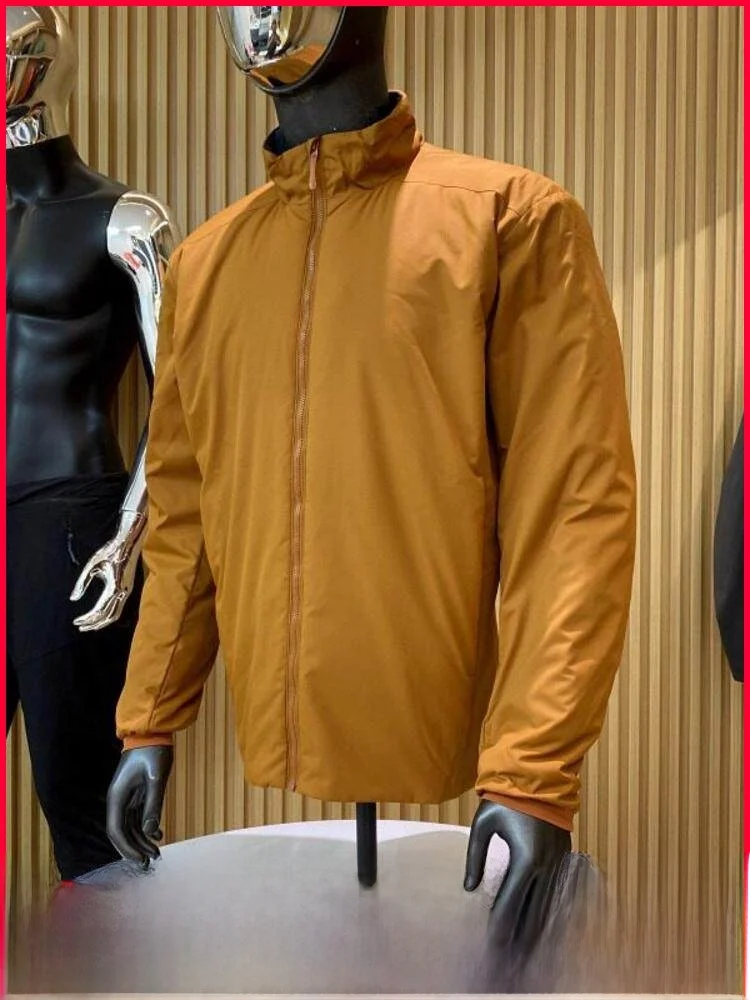 

Легкая уличная мужская хлопковая куртка 3D-кроя, ветрозащитная, водонепроницаемая, теплая, с воротником, осенне-зимняя, модная, городская, стильная, на молнии