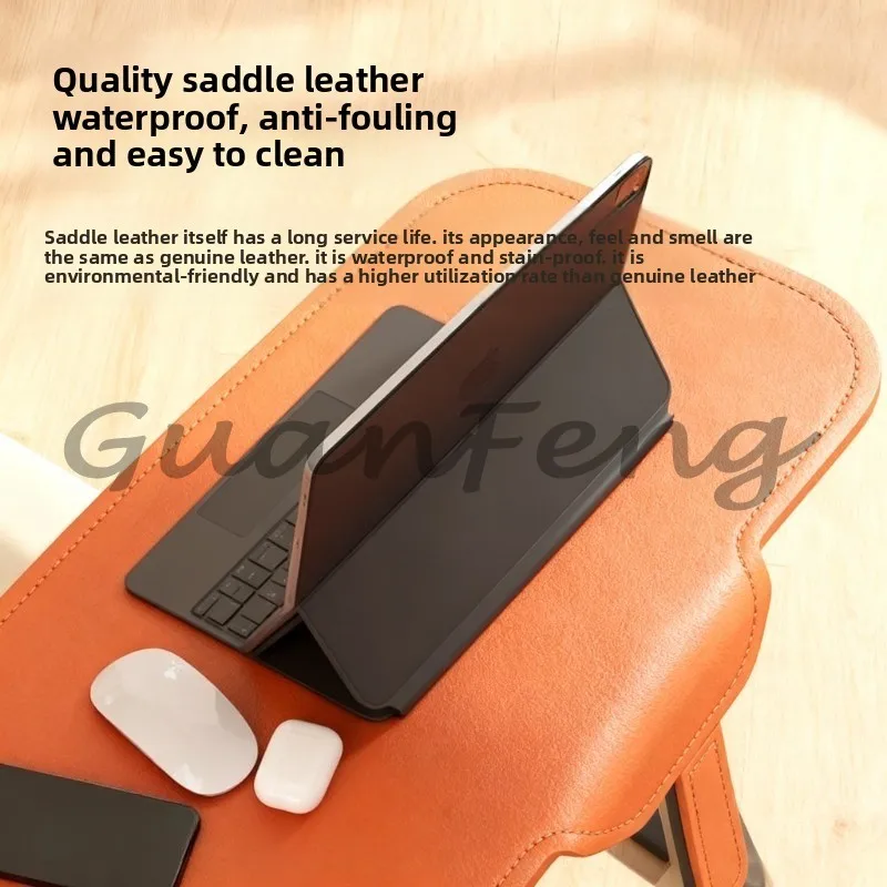 Saddle Leather Sofa Table Home Furniture Living Room Floating Storage Rack Bedroom Bed Corner Table