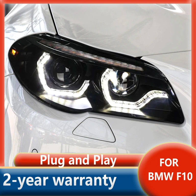 

For BMW F10 Headlights 2011 2012 2013 F18 Head lamp 520i 525i 530i 535i LED Headlight DRL dynamic Hid Bi Xenon Auto Accessories