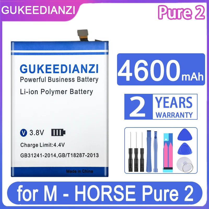 

GUKEEDIANZI Replacement Battery 4600mah for M - HORSE Pure 2 pure2