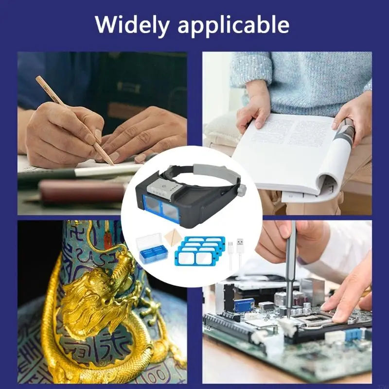 37me Professional Head Minted Magnifiers Инструмент увеличения гарнитурных гарнитур