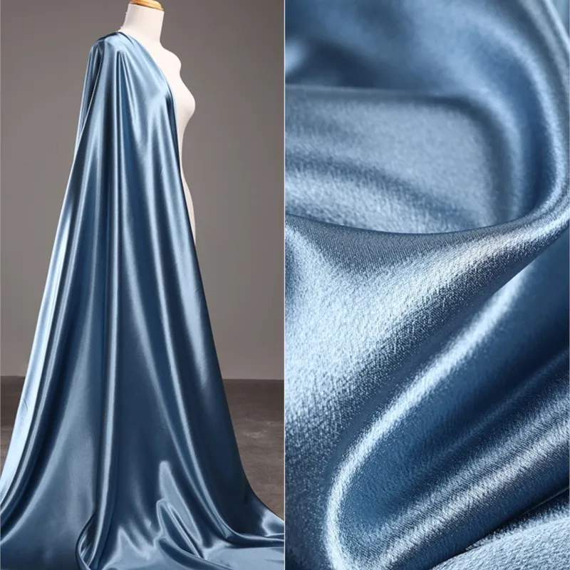 Fabric Draping Glossy Clothing Dress Crystal Satin Fashion Stage Background Cloth Decorative