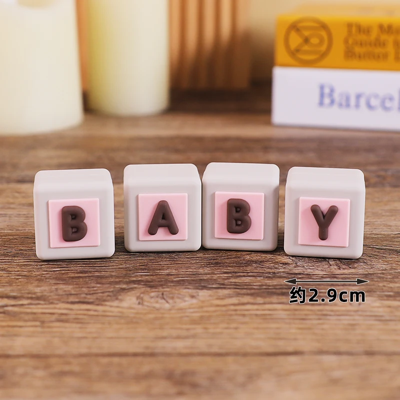 BABY-Würfel, Kuchendeckel, 3D-Buchstaben, Baby-Blöcke für Kinder, 1. Geburtstag, Bären-Thema, Kuchendekoration, Babyparty, Partyzubehör – Detail 12