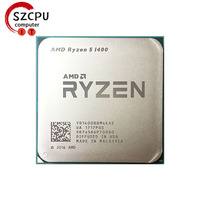 AMD Ryzen 5 1400 R5 1400 3.2 GHz Used GAMING Zen 0.014 Quad-Core Eight-Thread CPU  YD1400BBM4KAE Socket AM4