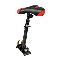 Electric Scooter Seat Saddle Wide Cushion Shockproof Scooter Components Aluminum Alloy Rod Easy Installation Adjustable Height