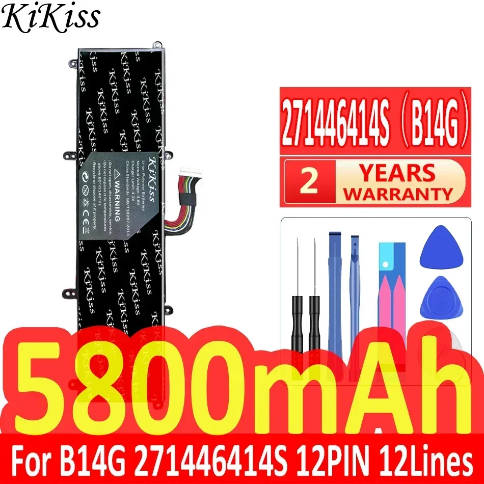 

Аккумулятор KiKiss 5800 мАч для B14G 271446414 Ноутбук S 12PIN 12Lines