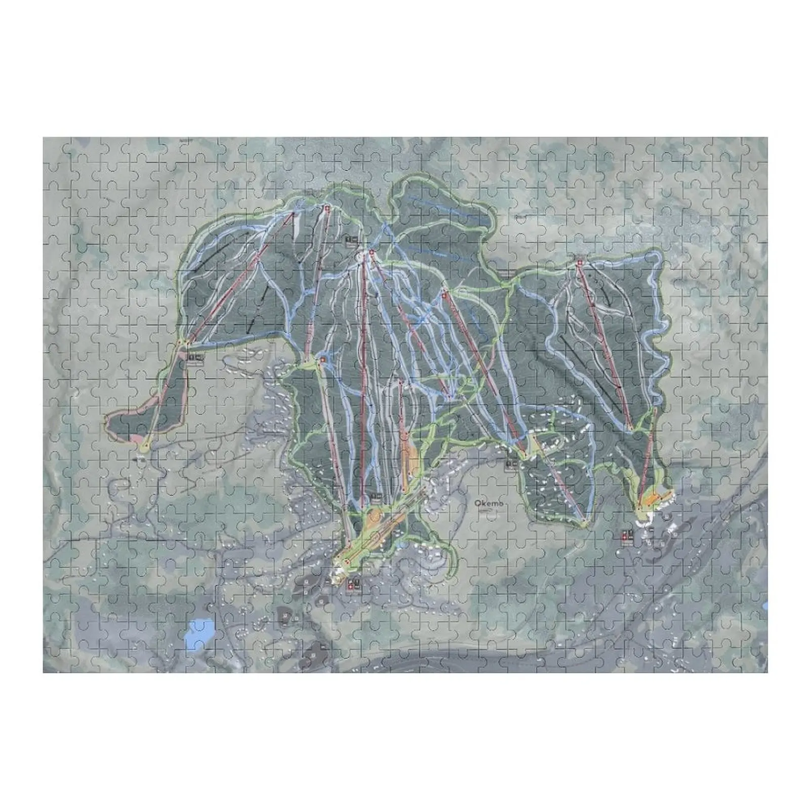 

Okemo Resort Trail Map Пазл Весы Моторы Деревянные Композиции Для Детей Деревянные Фото Персонализированные Пазлы