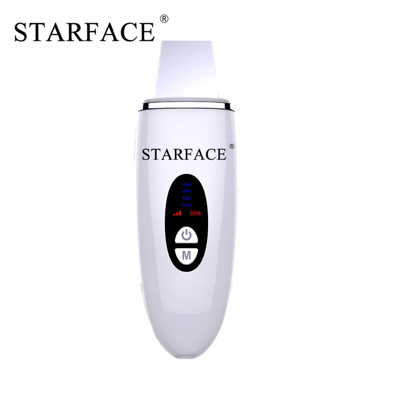 StarFace Facial ผิวหนังที่ตายแล้ว Peeling Sonic ทำความสะอาดอัลตราโซนิกเครื่องทำความสะอาดไฟฟ้า Blackhead Remover ไม้พาย