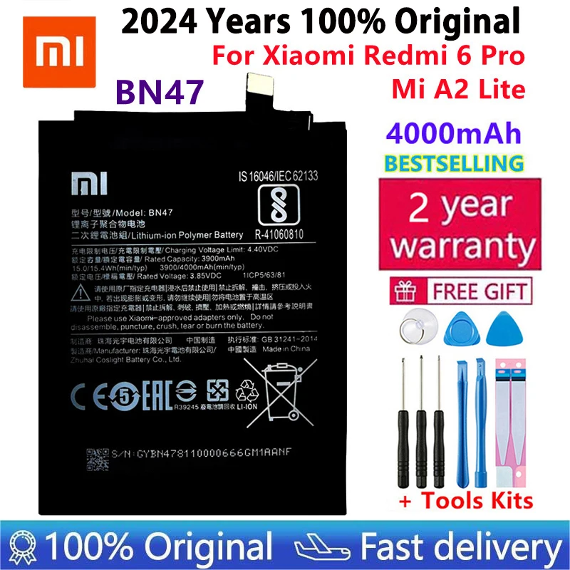 Original Battery For Xiaomi Mi Redmi Note Mix Max 2 3 3S 3X 4 4X 4A 4C 5 5A 5S M5 6 6A Mi6X 7 7A 8 9 MI9 Pro Plus Lite batteries