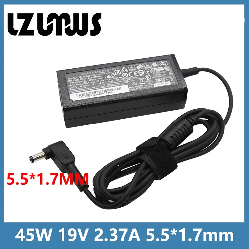 45W 19V 2.37A 5.5*1.7MM AC Laptop Adapter Charger For ACER Aspire E5-553 E5-573 E5-574 E5-575 E5-711 E5-721 Series Notebook