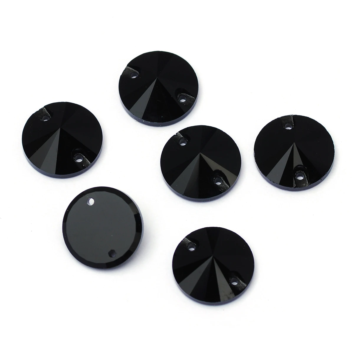 Black K9 Glass Sew On Rhinestone Flatback Sewing Crystal Strass Crystal Stone For Needlework Bag Clothes DIY Design Decoration