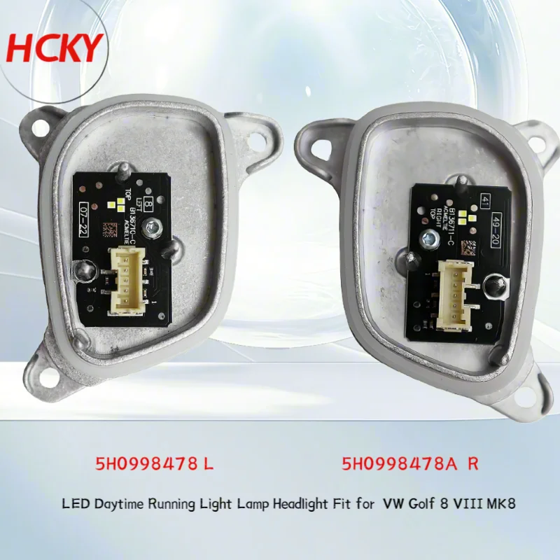 HKCY OLED дневные ходовые огни, фара 5H0998478 5H0998478A, подходит для VW Golf 8 VIII MK8