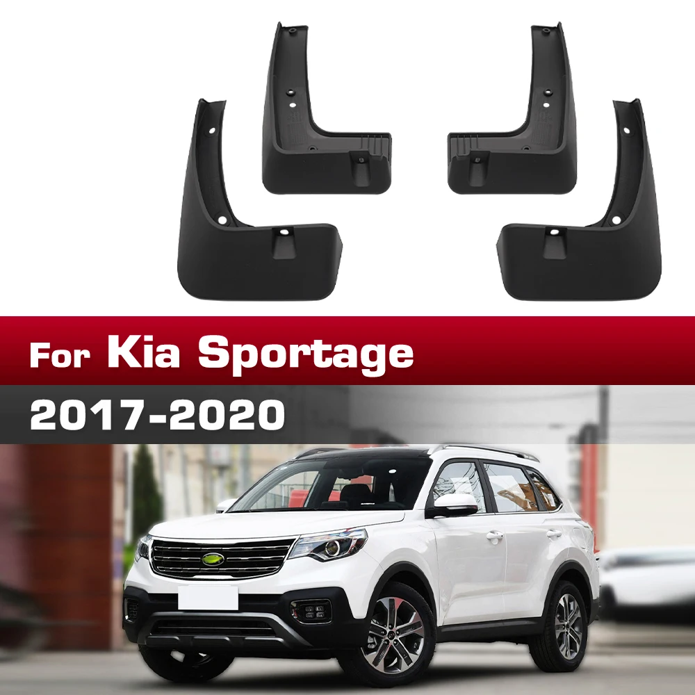 For Kia Sportage 2017 2018 2019 2020 QL Fender Mudguard 4pcs/set Guard Splash Flap Mudguards Car Accessories