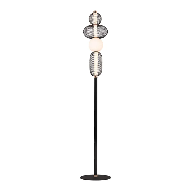 

Sofa living room floor lamp, bedroom decoration vertical lamp super bright