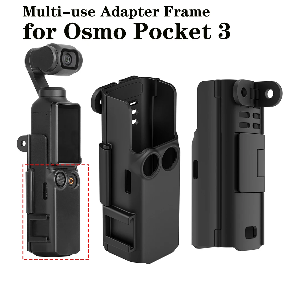 

For DJI Osmo Pocket 3 Camera Multi-use Adapter Frame Multi-functional Extension Protective Frame Camera Accessories Parts