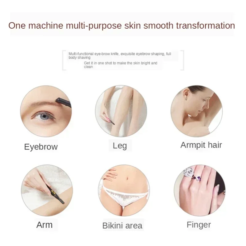 Male Female Body Shaver Razor Epilator Mini Electric Eyebrow Trimer Clipper Shape Hair Remover Cutter Makeup Tools Razor