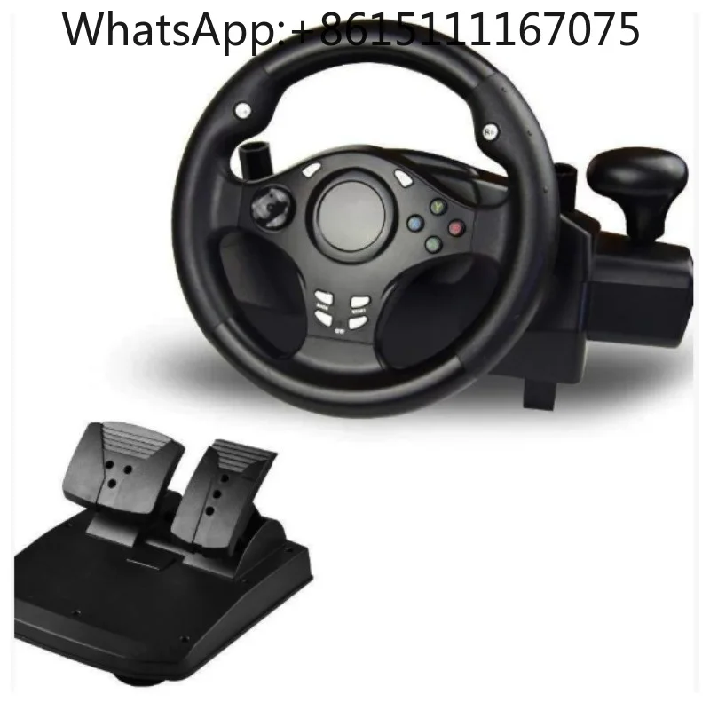 Racing Game Steering Wheel Driving Simulator Compatible With PC PS4 Sim Racing Controller