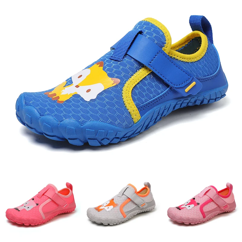 

Летняя детская обувь для воды, детская пляжная обувь босиком с отверстиями для малышей, обувь для плавания для мальчиков и девочек, размер 28-37, дропшиппинг