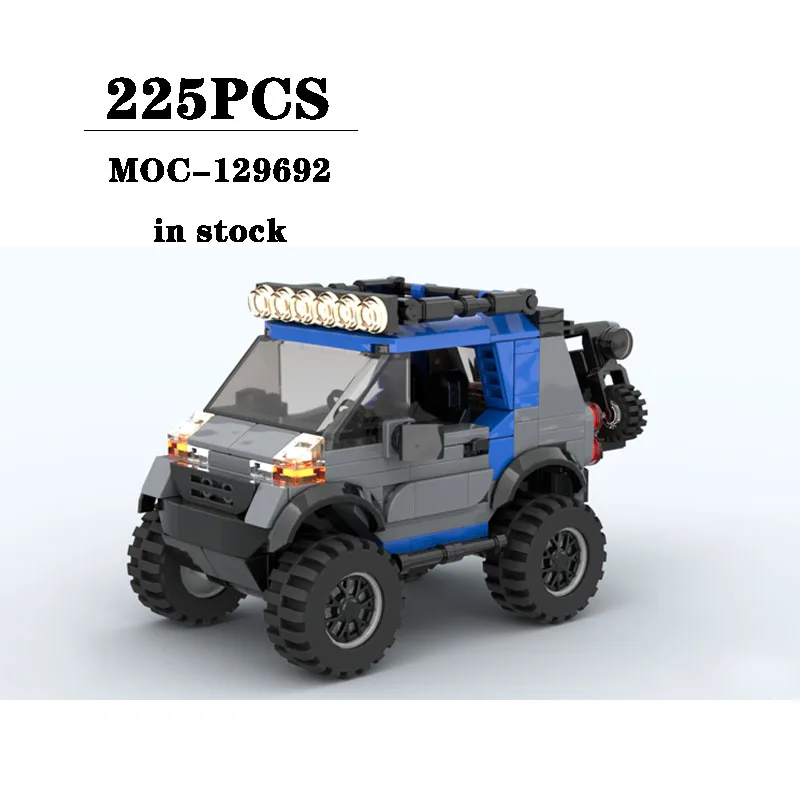 

Building Block MOC-129692 Super Small Sports Car Assembly Model 225PCS Adult Child Puzzle Education Birthday Christmas Toy Gift