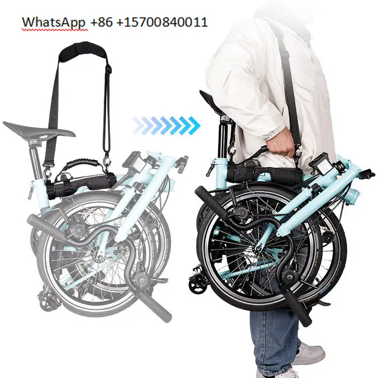 Folding car strap Portable labor-saving hand strap Scooter shoulder strap Folding bicycle Go up and down stairs Carting artifact