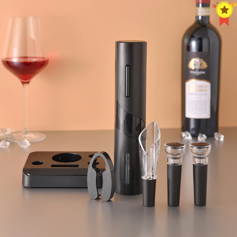 Electric Red Wine Opener Bottle Opener Foil Cutter Jar Opener Kitchen Accessories