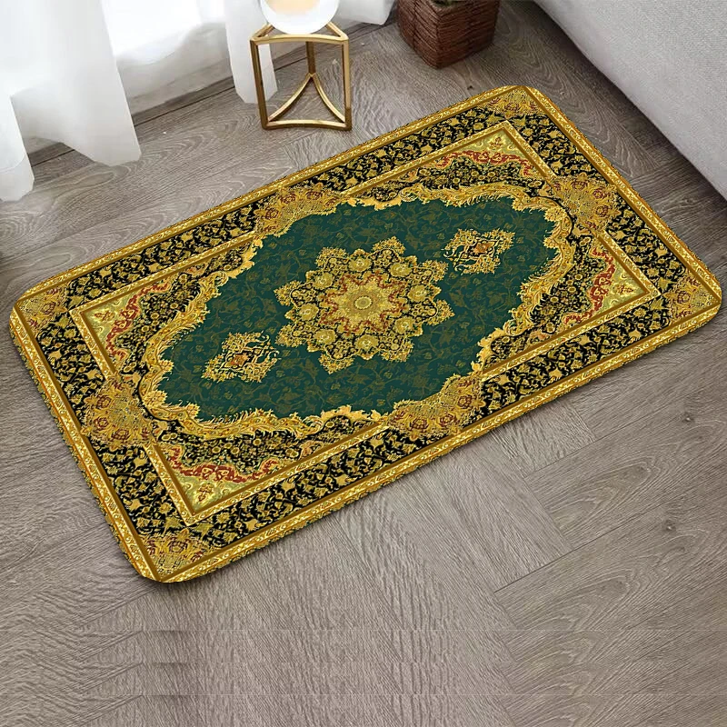 

Kitchen Carpet Muslim Style Custom Mats Bedroom Non-slip Kitchen Mat Rug for Bedroom Rugs Children Room Mat Entrance Doormat