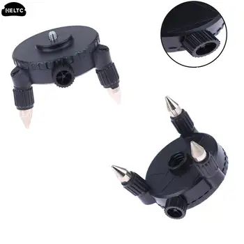1 adet seviye ölçer adaptörü 360-Degree rotasyon baz Tripod braketi 1/4 inç arayüzü lazer Nivel araçları lazer seviyesi