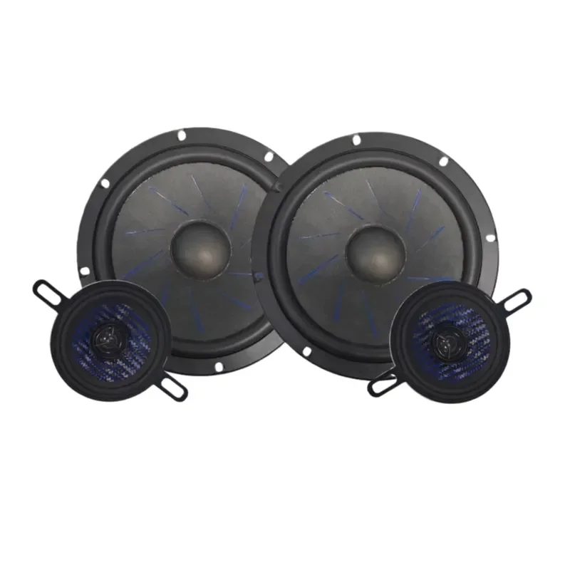 3 Inch Point Source with 8 Inch Woofer 3 Way Component Speaker, Low Distortion Clear Vocals for Car Stereo System Refit