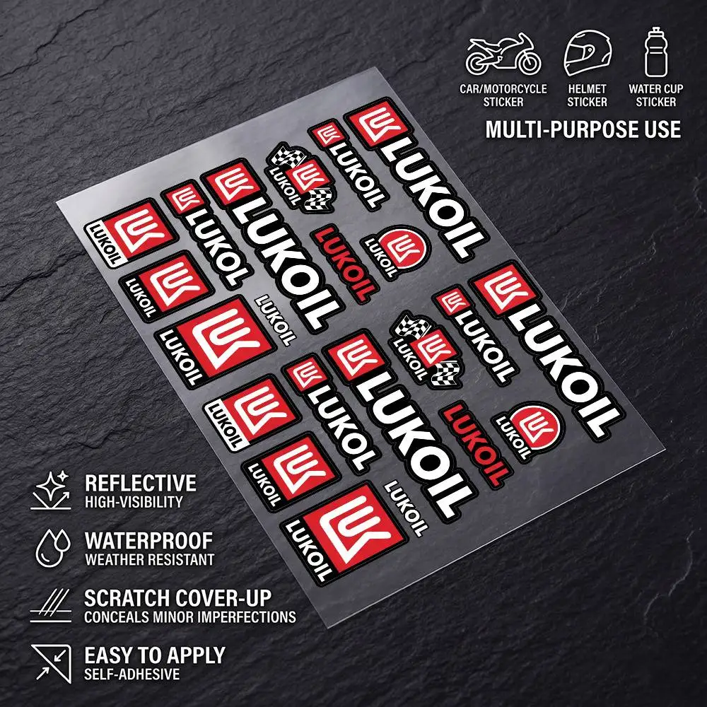 Autocollants réfléchissants imperméables multi-scènes L-lUkOiL-L pour protéger contre les rayures, adaptés aux voitures, motos, casques, réfrigérateurs