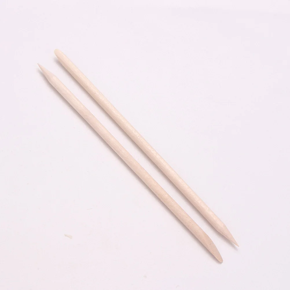 

500Pcs Beauty Wood Nail Sticks Multi-Function Wax Applicator Double Sided for Manicure Pedicure Use Beauty Wood Sticks