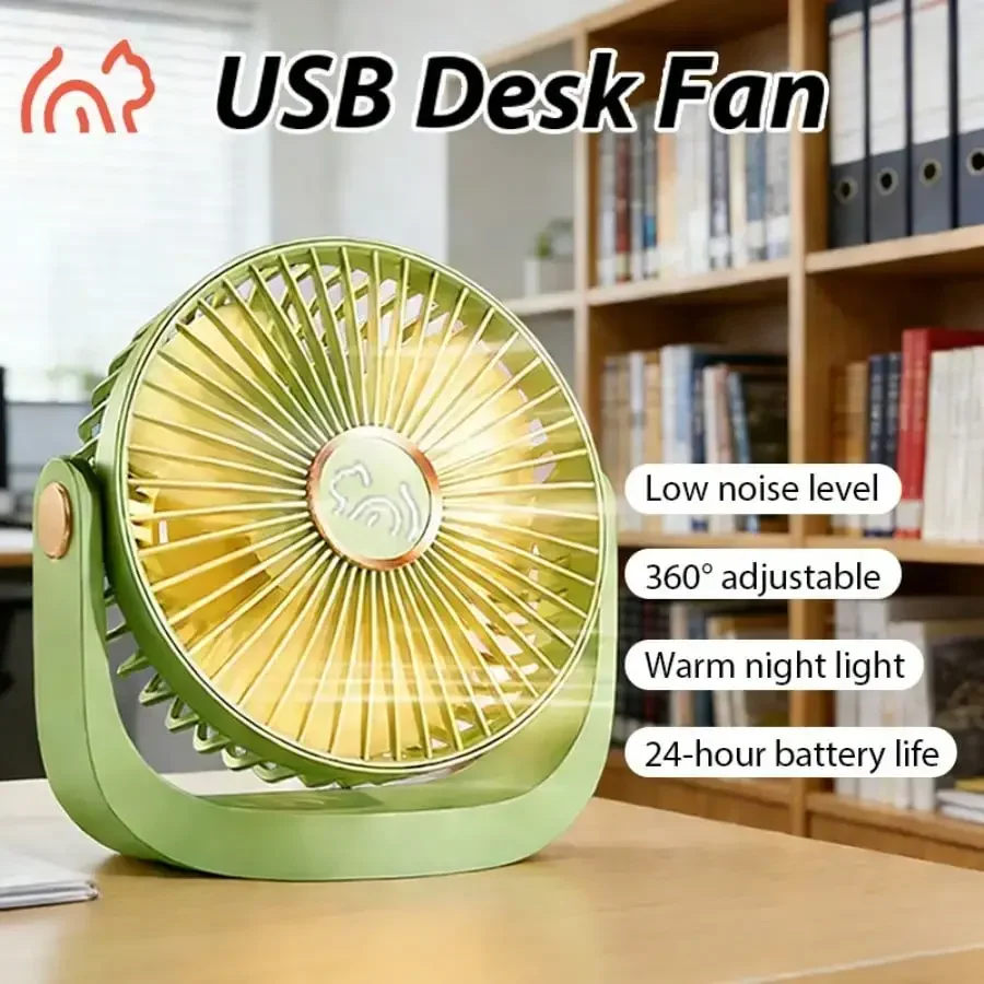

Portable Strong Wind Turbo Fan, 5 Speed Adjustable Vertical Fan, USB Rechargeable Hanging Fan For Home Office Camping