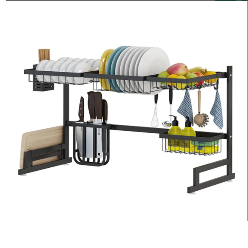 Multifunction Adjustable Cube Storage Shelves Dish Bowl Cups Spoon Storage Holders & Racks