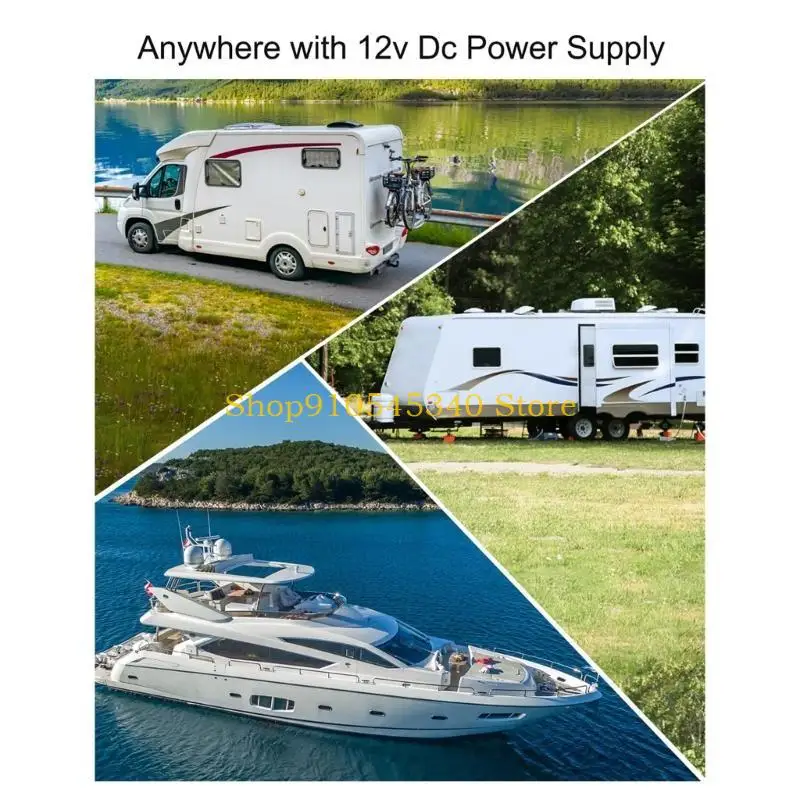 U2JA DC12V Dimmer Switch With Short Circuit Protection For Motorhomes And Boat Applications LED Halogen Incandescent Lights