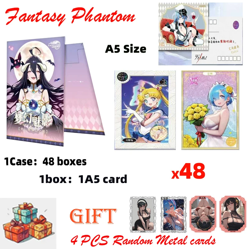 

Оптовая продажа, новейший размер A5, коллекционная карточная доска Dream Phantom, Waifu, купальник-бикини, команда, ACG CCG TCG, хобби, подарок