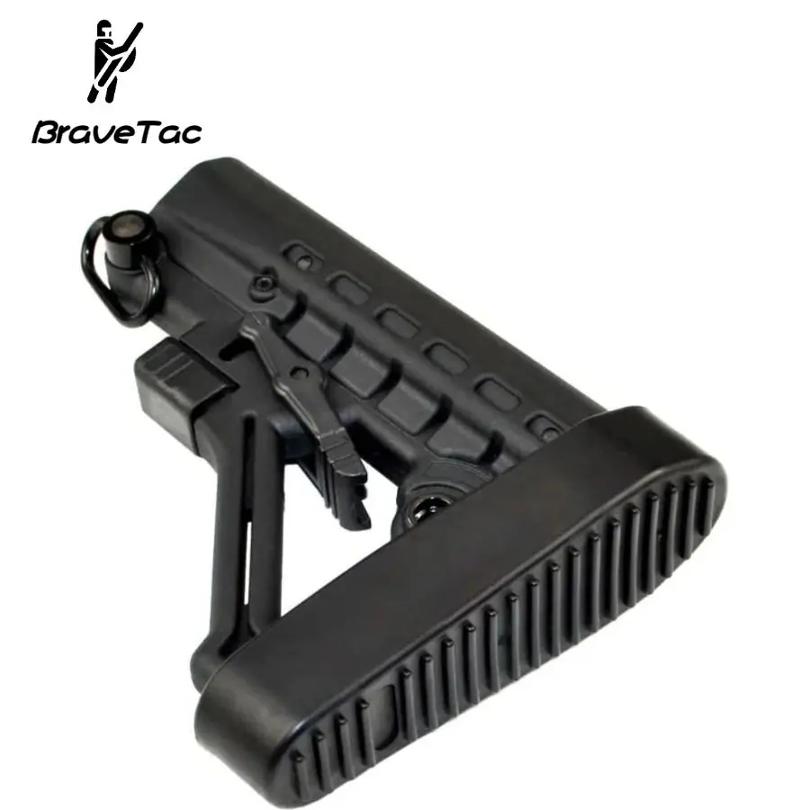 Brave  Rubber AR15 Recoil Pad Ribbed Stealth Buttpad Slip-on Buttstock forAR15/M4 Rifle Recoil Buttpad