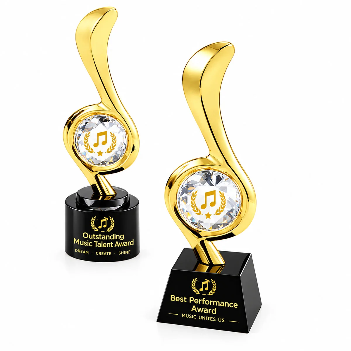 Metal Thumbs Up Diamond Trophy Award for Excellent Employees Business Gifts Award Presentation
