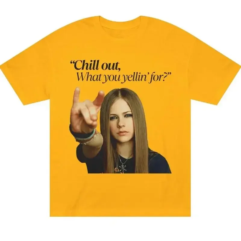Classic Avril Lavigne Chill Out S 5XL T shirt 13D134