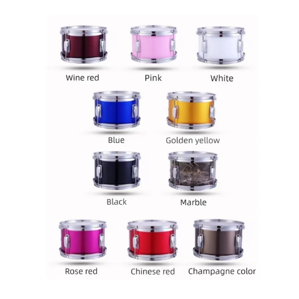 Real Drum Set for Kids 5-Drum 2-Cymbal Small Jazz Set for 2-8 Years Old Children's Musical Practice Home Performances